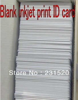4600pcs Inkjet ID cards 0.76mm Thick White blank cards Used in Epson Inkjet Printer Dual side printable