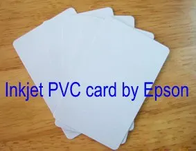 4600pcs Inkjet ID cards 0.76mm Thick White blank cards Used in Epson Inkjet Printer Dual side printable