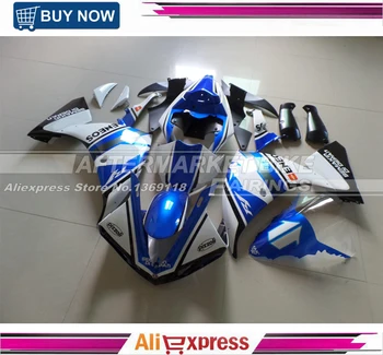 Injection Mold Fairing kit for YZFR1 09 10 YZF R1 2009 2010 YZF1000 ENEOS BLUE Motorcycle Fairings set