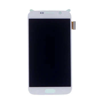 Original Super AMOLED LCD For Samsung Galaxy S6 G920 G920f G920i G920A G920K LCD Screen Assembly White Blue Golden Color