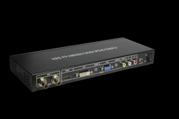 2PCS DHL ALL to SDI Scaler Converter Composite CVBS VGA DVI HDMI signals to HD-SDI ,3G-SDI switcher