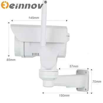 PTZ WIFI 1080P IP Camera outdoor onvif Wireless 2MP Bullet with audio camera Micro SD card in Optional android iphone view