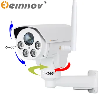 PTZ WIFI 1080P IP Camera outdoor onvif Wireless 2MP Bullet with audio camera Micro SD card in Optional android iphone view
