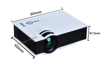 Wholesale Price LED Projector Native 800x480 High Lumens HDMI Beamer Support 1080P Work With Office Cinema Game Display