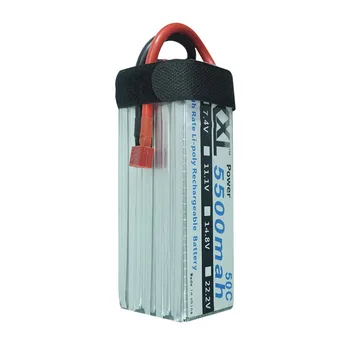 XXL RC Power Lipo Battery 5500mAh 18.5V 5S 50C Max 100C Li-Po Battery for RC Helicopter Qudcopter Car Airplane RC Parts