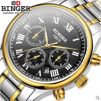 2017 Casual Original Watch Geneva Unisex Binger watch men women Analog wristwatches Sports Watches Steel Analog WristWatch
