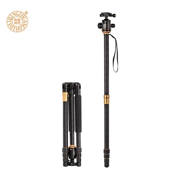 Q999 Professional Photographic Portable Tripod To Monopod+Ball Head For Digital SLR DSLR Camera Fold 43cm Max Loading 15Kg