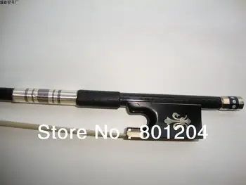 2pcs professional black Carbon fiber 4/4 violin bow