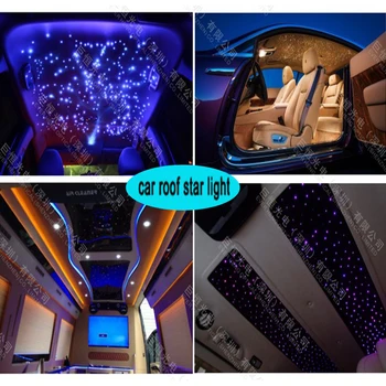 DIY mini 7w led light source lighting decorative star ceiling led fiber optic light kit 200 piece 2meter