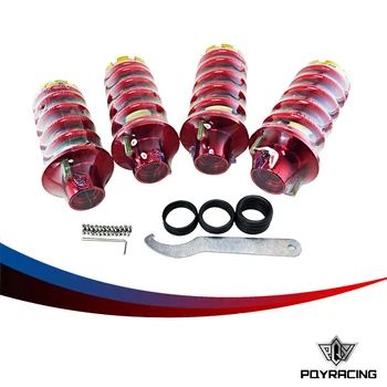 RACING RACING- RD RACING JDM ALUMINUM ADJUSTABLE COILOVER SPRING + SHOCKS STRUT TOWER TOP HAT PQY-TH12RD