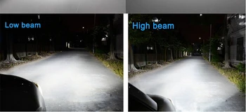 New 25W H4 led Cars Headlights hi lo 2800LM Auto LED Light Bulbs lamp Flip Chip 6000K White12V