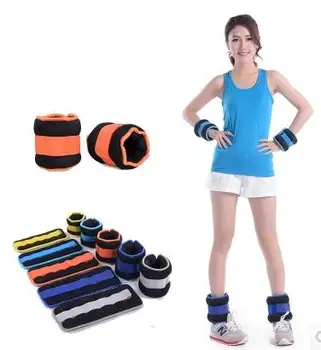 1KG/Pcs*2 Invisible Running Legging Sandbag Adjustable Iron Sand Bag Muscle Training Equipment For Children / Adult