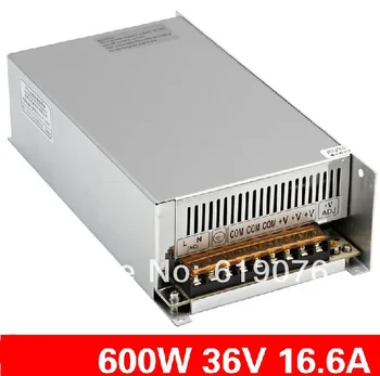 600W 36V 16.6A 220V input Single Output Switching power supply for LED Strip light AC to DC led power supply switch S-600-36