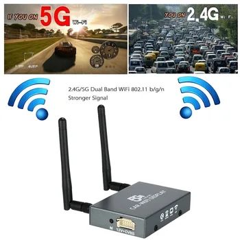 1080P 5G/2.4G Car WiFi Display Dongle Airplay Mirroring Miracast DLNA Airsharing HDMI TV Receiver for HDTV Smart Phones Notebook