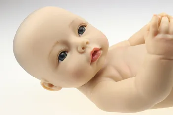 Full Silicone reborn baby Dolls 40cm Simulation Newborn Girl Babies Princess Doll Toys Girls Brinquedos Bathe Shower Toy