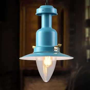 Edison Loft Style Iron Art Droplight Industrial Vintage Pendant Light Fixtures For Dining Room Hanging Lamp Lustres De Sala