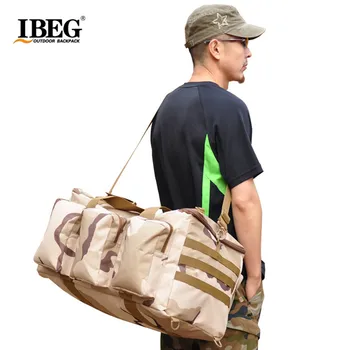 Men's New Military Tactics Backpack Multifunction Waterproof Oxford 1680D Hike Camp Backpacks Wear-resisting Bag