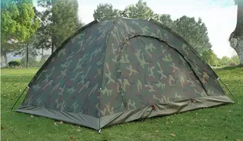 Military Camouflage Travel Tent Breathable UV-Protection Beach Tent Outdoor Waterproof Camping Tent