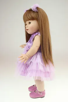 American girl doll toys 40cm full mixed silicone vinyl baby dolls gift for girl baby kid girls princess dolls collection