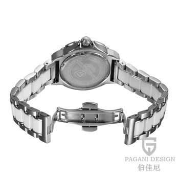 Relogio Feminine Women Luxury Brand Ceramic Quartz Watches Pagani Design 2555 Fashion Dress Wristwatch Dive 30m Military Watch