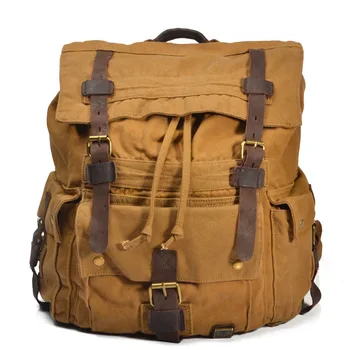2016 Women Men Canvas Vintage Rucksack Backpacks Travel Package Shoulder Bags Tourism Large capacity Backpack