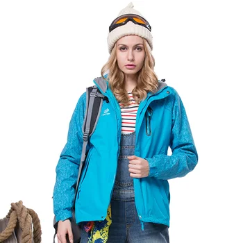 Winter Woman Outdoor Ski Jacket Brand Hiking Jacket Softshell Jacket Windbreaker Windproof Waterproof Thermal Camping