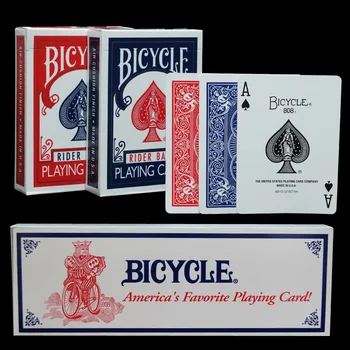 One Dozen 12pcs Original Bicycle Poker Bicycle Magic Regular Playing Cards Rider Back Standard Decks Magic Trick Red Blue Poker