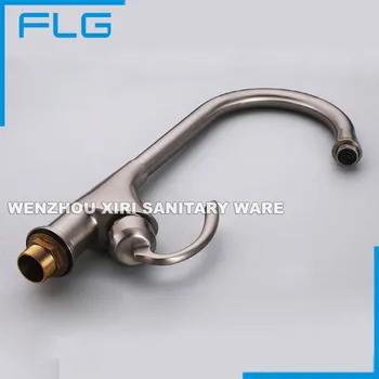 304 Stainless Steel Faucet, Nickle Brushed Kitchen Faucet Mixer Cold And Hot Water Tap Torneira Cozinha