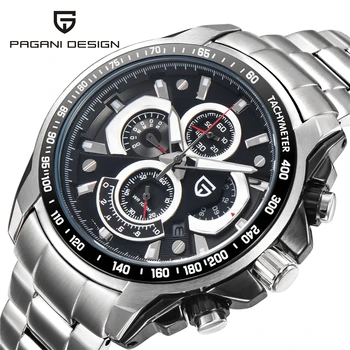 2016 Men's Watches Top Brand Luxury PAGANI DESIGN Quartz Watch Dive 30m Sport Wristwatch Military Clock Hours Relogio Masculino