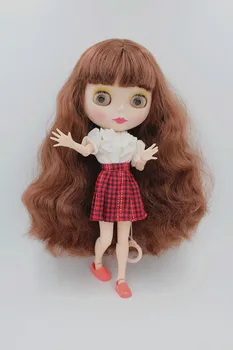 Blygirl Doll Tan hair Blyth joint body Doll Fashion can change makeup