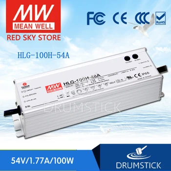 Original MEAN WELL HLG-100H-54A 54V 1.77A meanwell HLG-100H 54V 95.58W Single Output LED Driver Power Supply A type