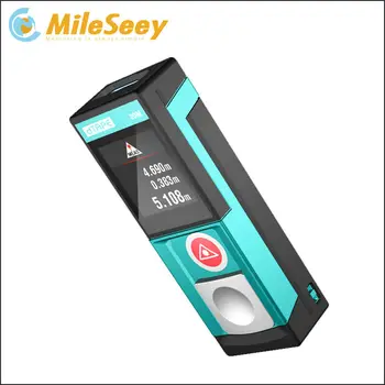 Mileseey Laser Distance Meter D5t 20M/40M/60M Touch Screen Laser Rangefinder Measuring Tool Blue