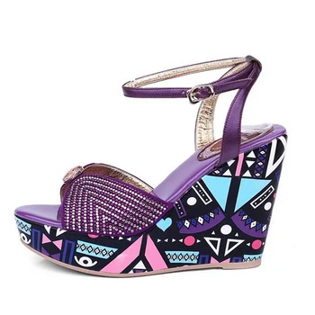 ENMAYLA New Women Shoes Top Quality 2017 Summer Sandals Shoes Woman Open Toe Size 39 Platform Shoes High Heels Wedges Shoes