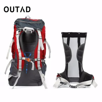 OUTAD 60+5L Outdoor Water Resistant Nylon Sport Backpack Hiking Bag Camping Travel Pack Mountaineer Climbing Sightseeing Hike