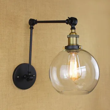 Retro Loft Style Industrial Wall Lamp Vintage Lights Fixtures Swing Long Arm Light Edison Wall Sconces Lamparas De Pared