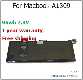 95wh Laptop Genuine Battery A1309 for apple MacBook Pro 17