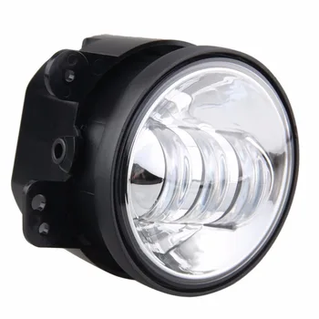 Pair 4inch 30W LED Fog lights Projector Driving Light DRL for 07-16 Jeep Wrangler JK Offroad fog lamp Front Bumper lights