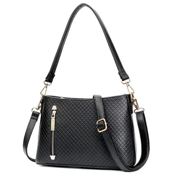 LUDESNOBLE Fashion Crossbody Bags For Women Genuine Leather Luxury Handbags Women Bags Designer Zipper Small Bag Female Bolsas
