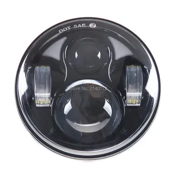 5.75'' Harley LED Headlight Kit 5-3/4 inch 40W LED Headlamp Lighting Kit Driving Light for Motorcycle Projector