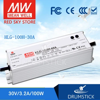 Original MEAN WELL HLG-100H-30A 30V 3.2A meanwell HLG-100H 30V 96W Single Output LED Driver Power Supply A type