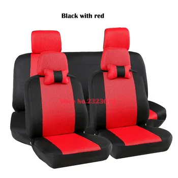 Car travel brand Universal car seat cover For All TOYOTA 5 Seats front and rear seat covers accessories styling black/gray /red