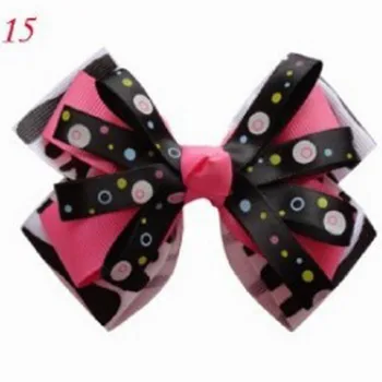 New 50pcs Baby Small Hair Bow Grosgrain Ribbon Hair Bows With Clip Hairbow For Girls Hair Accessories