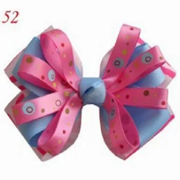 New 50pcs Baby Small Hair Bow Grosgrain Ribbon Hair Bows With Clip Hairbow For Girls Hair Accessories