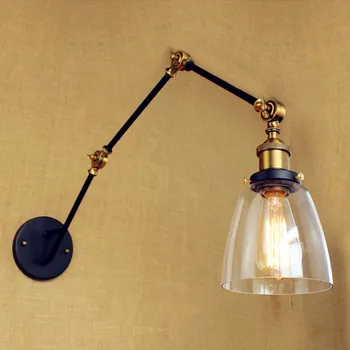 Adjustable Swing Long Arm Wall Lamp Industrial Loft Retro Vintage Wall Lights Fixtures Edison LED Wall Sconce Aplik Lampba