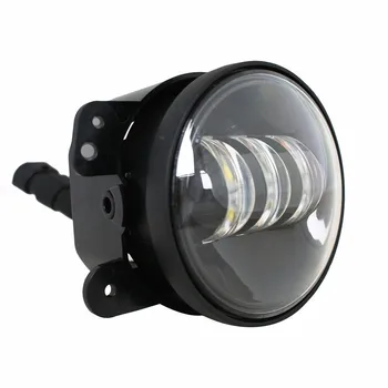 Auto LED Driving Lamp fog light Round 4 inch Passing lamp for Jeep Wrangler JK Black