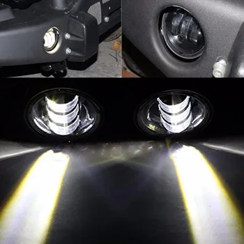 Auto LED Driving Lamp fog light Round 4 inch Passing lamp for Jeep Wrangler JK Black