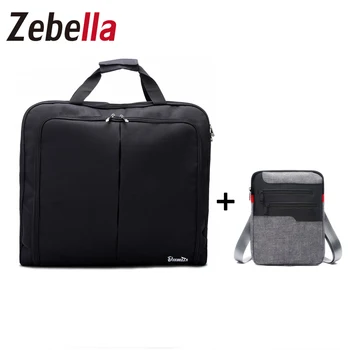 Zebella Men's Travel Bag Set Waterproof Garment Suit Bags Durable Business Trip Briefcase Male Shoulder Messenger Bags For Tour