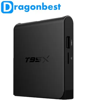 New T95X S905X Quad Core Android 6.0 Wifi 2.4G 16.1 2G 8G Memory Smart Android TV Box Media Player Set Top Box
