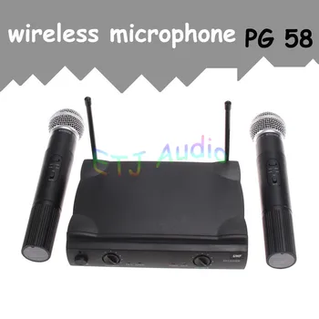 ETJ Brand Genuine WEISRE PGX58 Omni-directional Wireless Microphone System Dual Handheld 2 x Mic Cordless Receiver