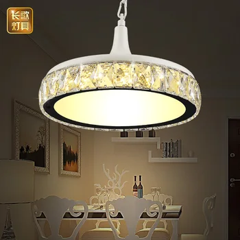 LED dining room lamp crystal restaurant pendant lamp single head modern minimalist dining room dining table dining table